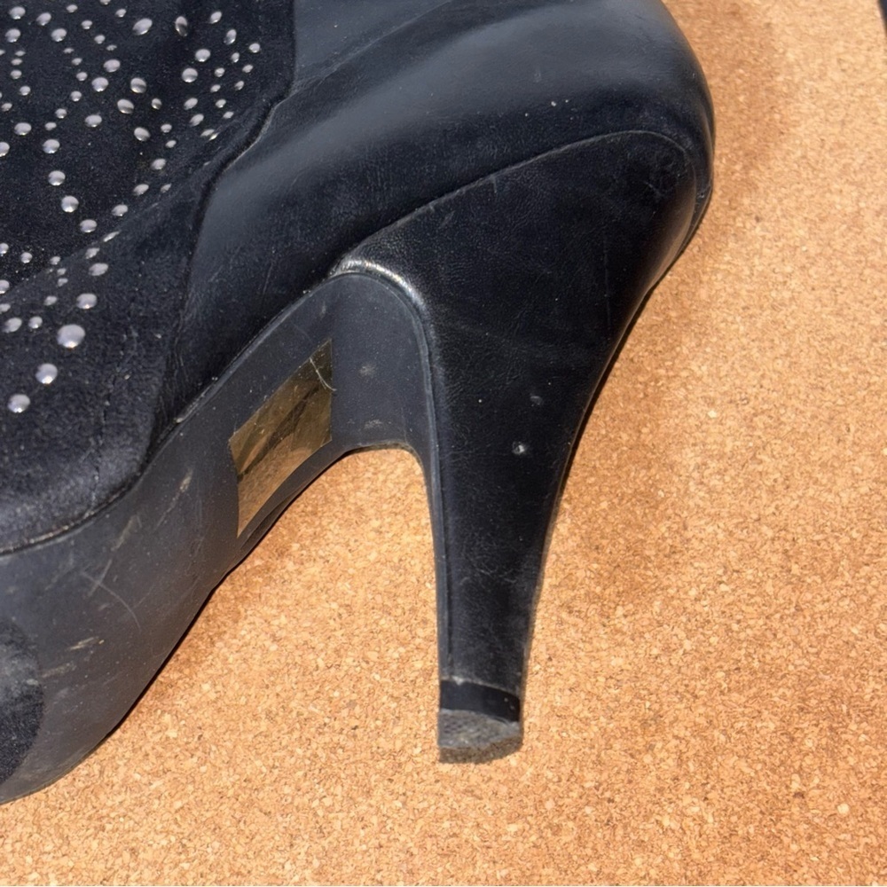 3/$15 Call It Spring Black Studded Ankle Boots Size 7 - Picture 3 of 11